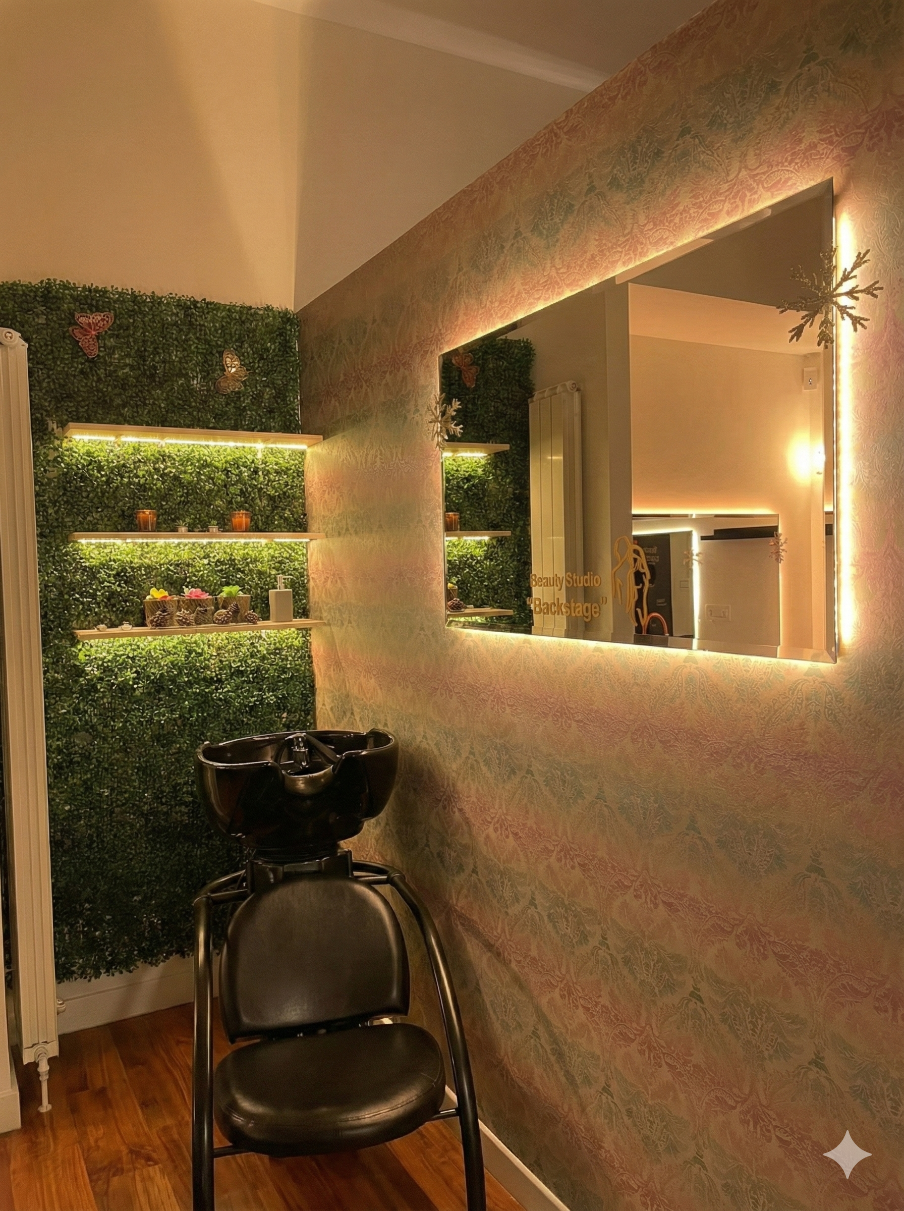 Mesto za pranje kose i relaksaciju